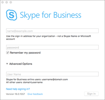 skype for business mac release